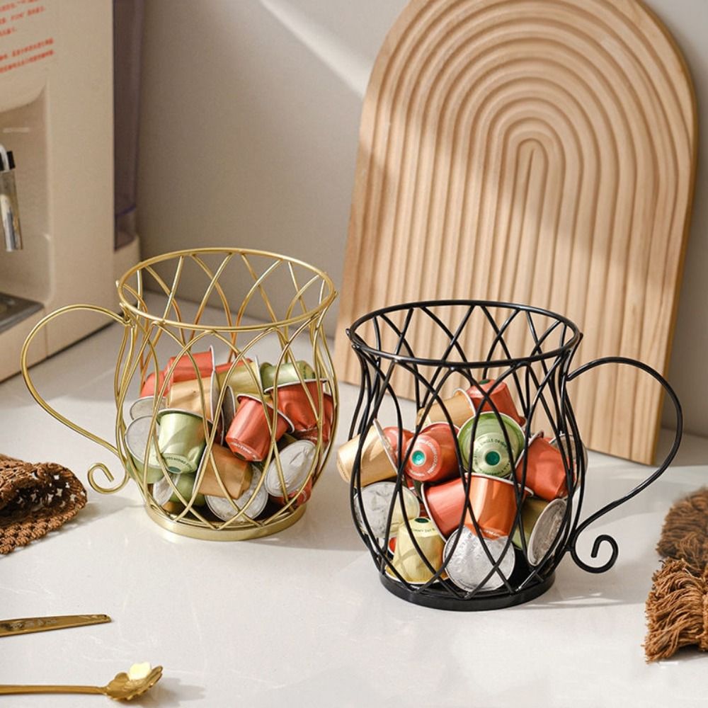 Coffee Equipment Rack - Large Capacity Coffee Pod Holder Irregular