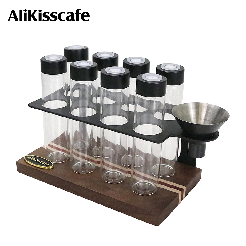 Coffee Equipment Organizer - Alikisscafe Coffee Beans Storage Tube Container