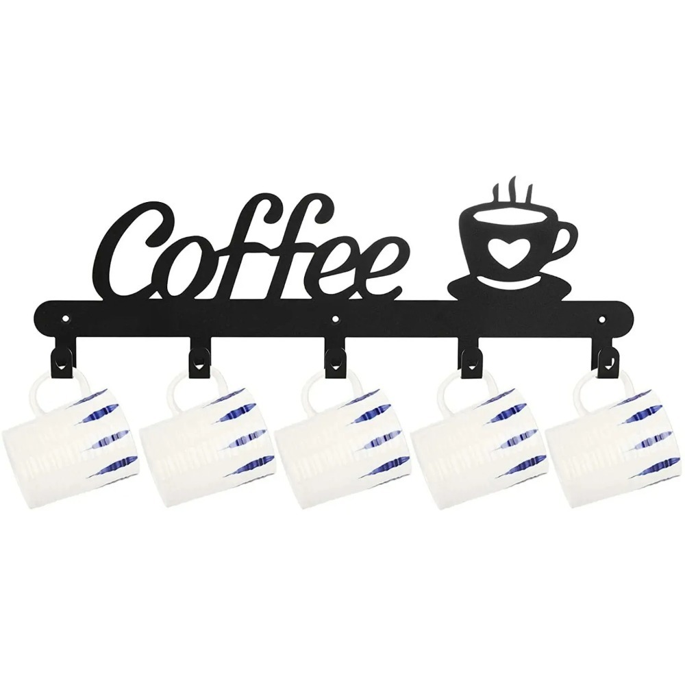 Metal Wall Mounted Coffee Mug  - Coffee Equipment Rack ulasan dan harga