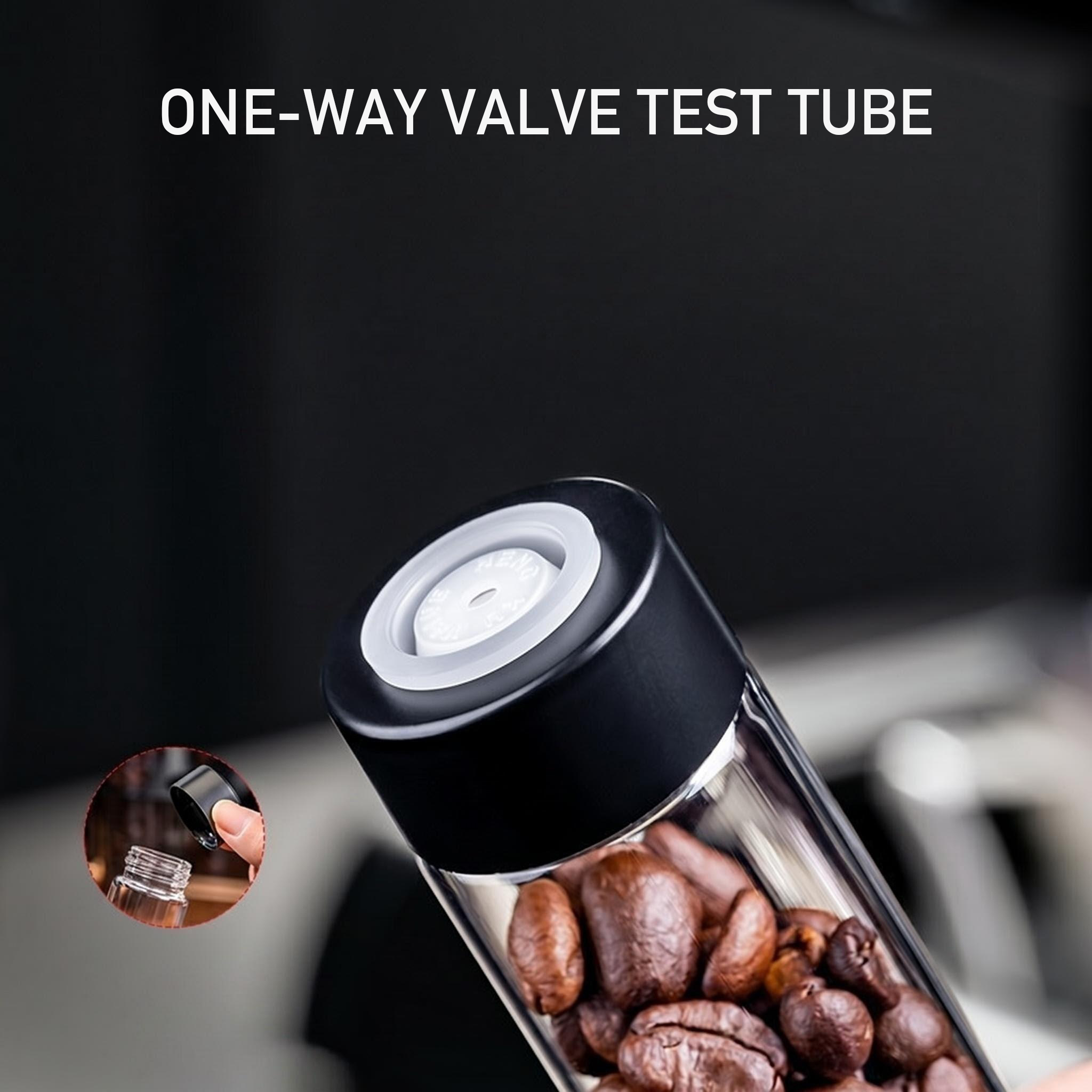 Sealed Glass 12Tubes Coffee Be - Coffee Equipment Organizer ulasan dan harga