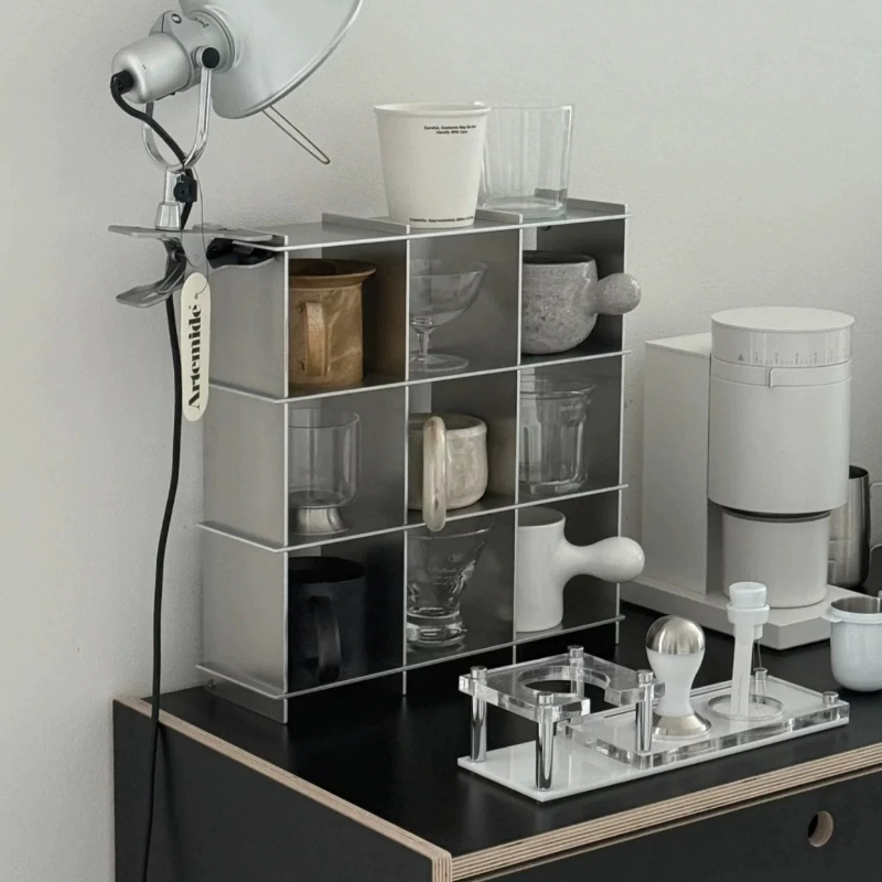 Minimalist Aluminum Alloy Coun - Coffee Equipment Rack ulasan dan harga