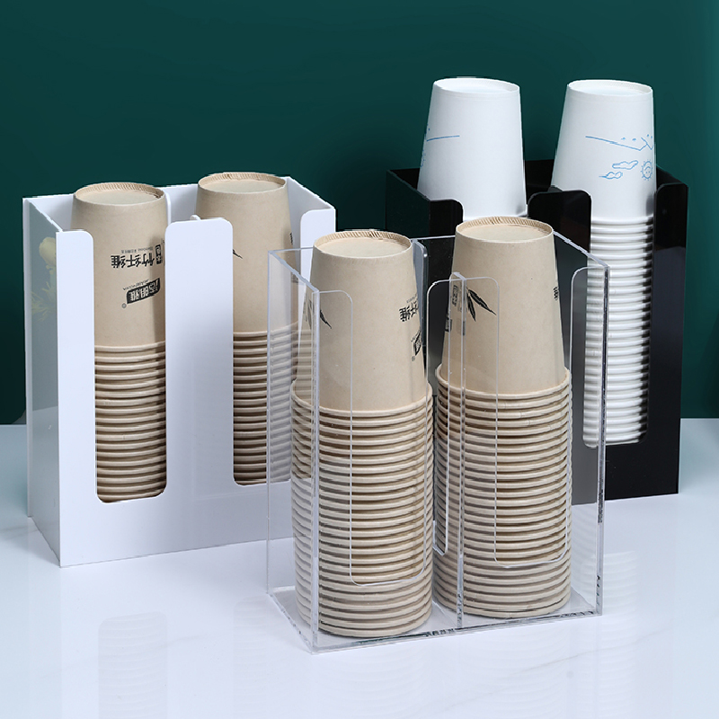 Acrylic Storage Cup Holder Dis - Coffee Equipment Rack ulasan dan harga