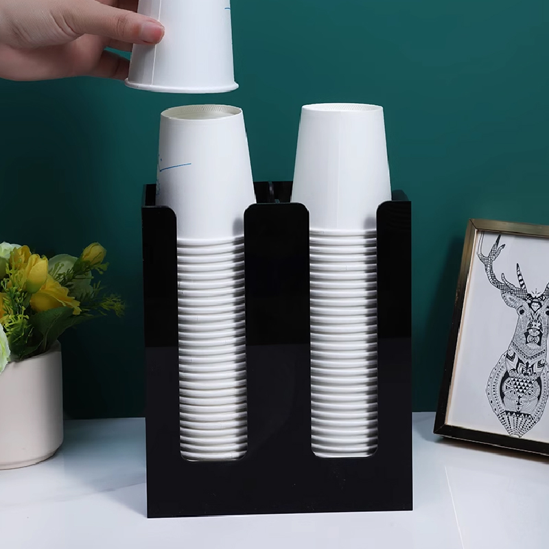 Acrylic Storage Cup Holder Dis - Coffee Equipment Rack ulasan dan harga