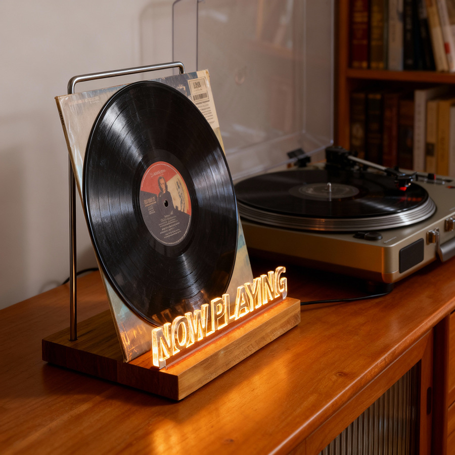 Vinyl Record Holder Stand, Cof - Coffee Equipment Rack ulasan dan harga