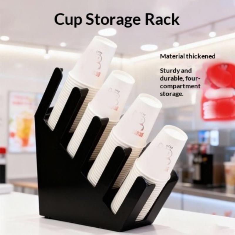 New·Plastic Paper Cup Storage  - Coffee Equipment Rack ulasan dan harga