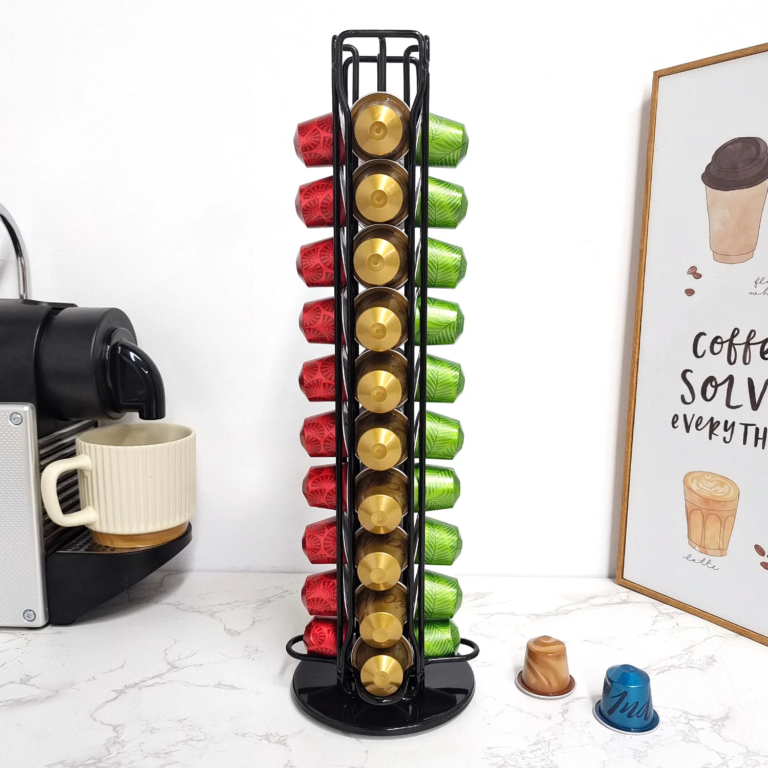 1PC 40 Pod Coffee Capsules Nes - Coffee Equipment Rack ulasan dan harga