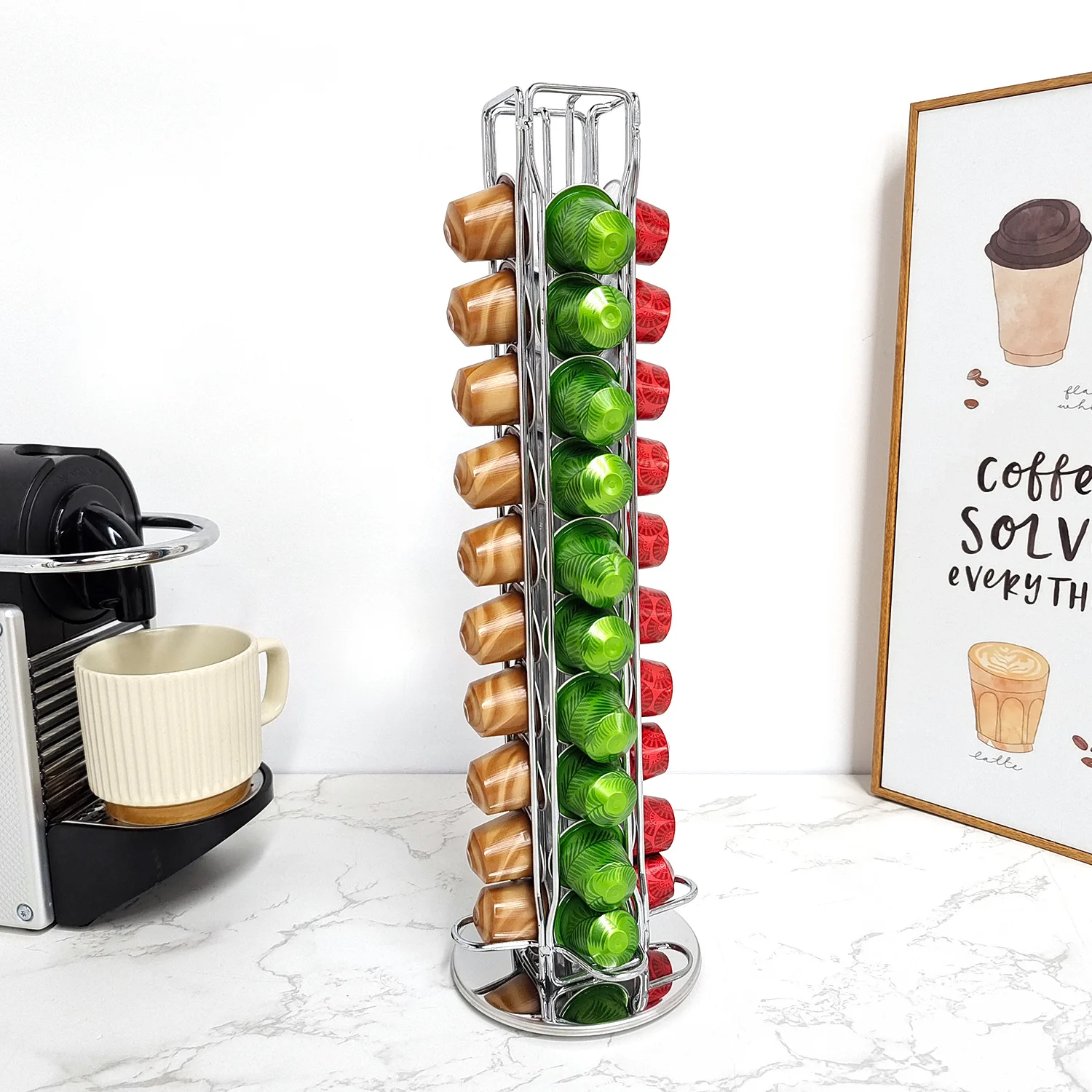 1PC 40 Pod Coffee Capsules Nes - Coffee Equipment Rack ulasan dan harga