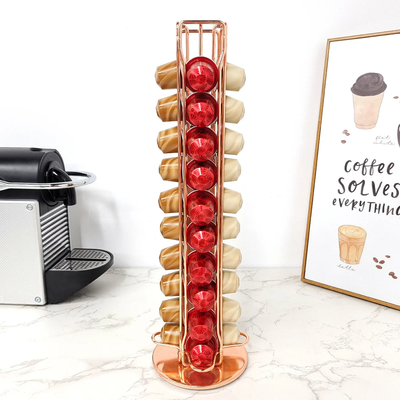 1PC 40 Pod Coffee Capsules Nes - Coffee Equipment Rack ulasan dan harga