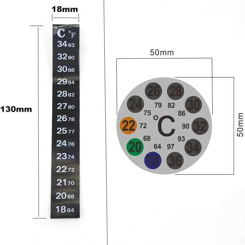 1pcs 2pcs Aquarium Fish Tank S - Temperature Strip Thermometer ulasan dan harga