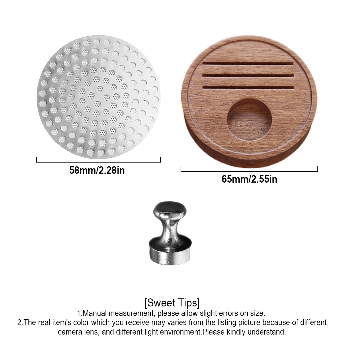 58mm 1/2/3 Pcs Espresso Puck S - Coffee Equipment Organizer ulasan dan harga