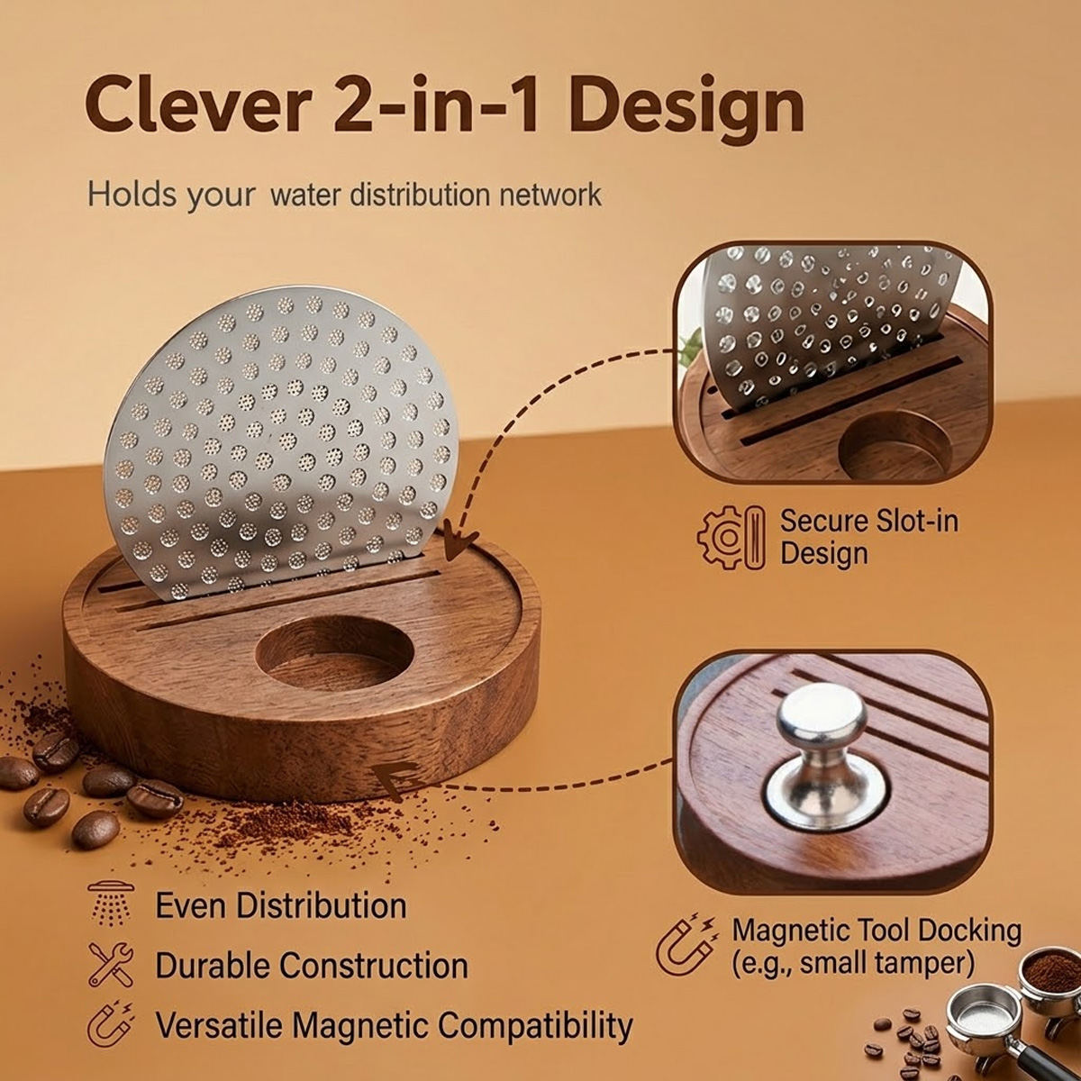 58mm 1/2/3 Pcs Espresso Puck S - Coffee Equipment Organizer ulasan dan harga