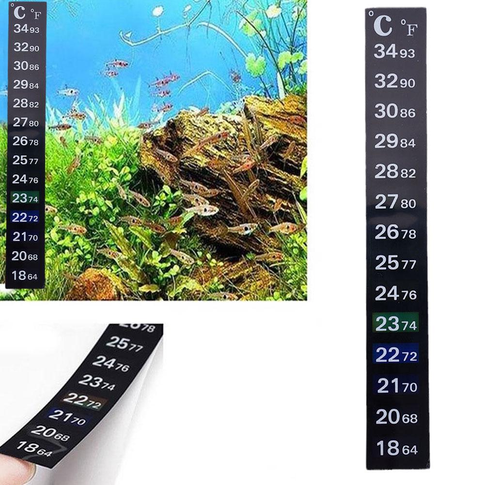 Digital Aquarium Home Stick-on - Temperature Strip Thermometer ulasan dan harga