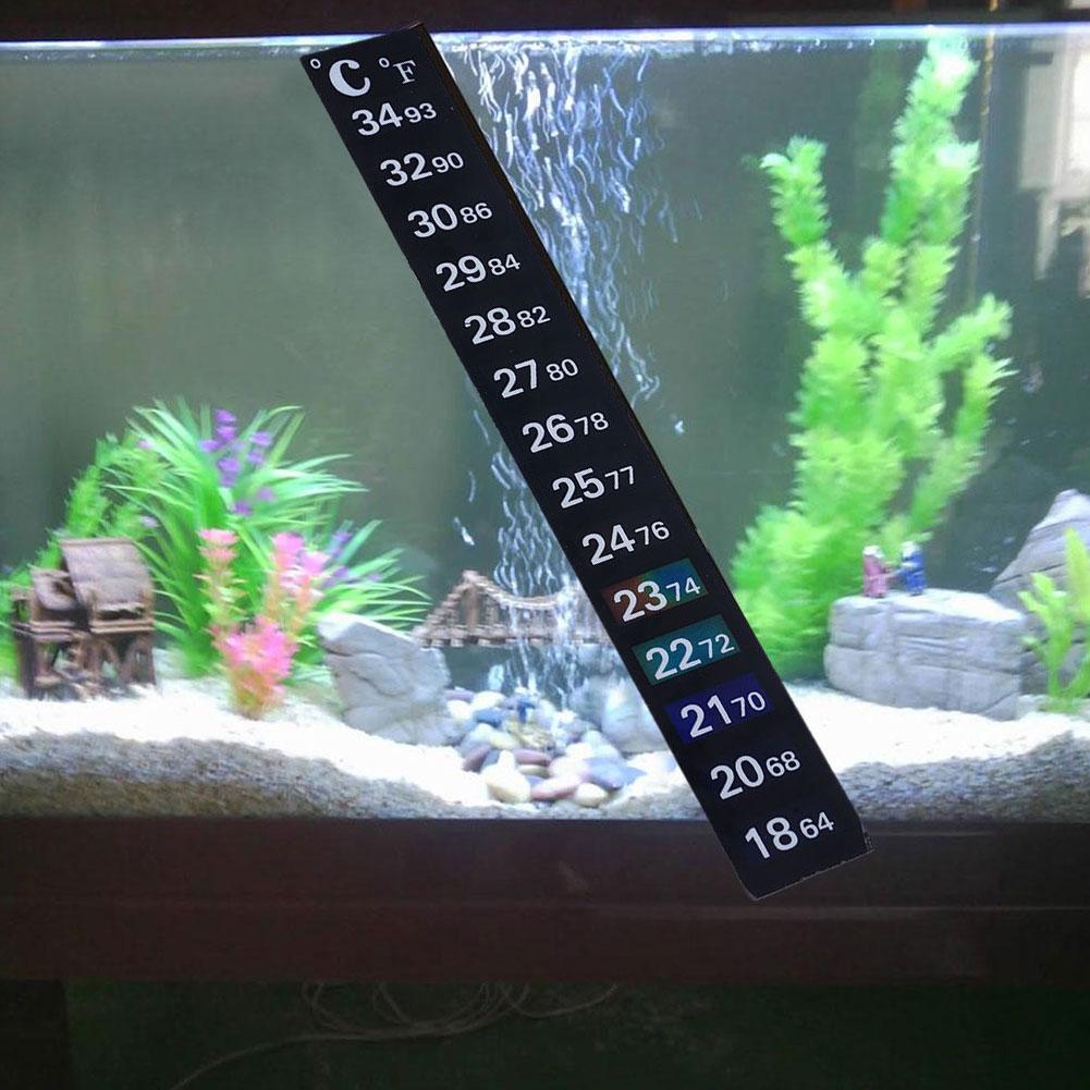 Digital Aquarium Home Stick-on - Temperature Strip Thermometer ulasan dan harga